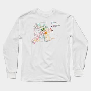 Cortical pyramidal cells Long Sleeve T-Shirt